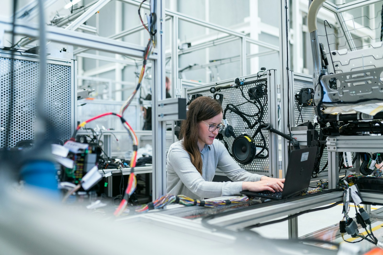 Sensor wiring harness integration on robotics hardware